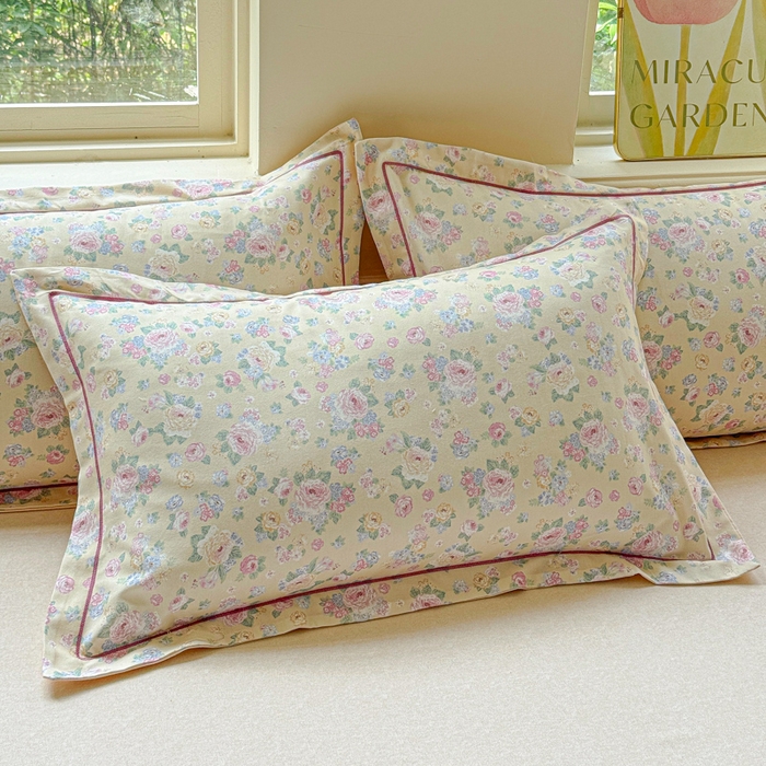 91家纺网 家纺一手货源 找家纺 U品汇 【A类母婴级】加厚全棉纯棉磨毛数码印花四件套生态磨毛100%棉（不是全棉不要钱） 初暖