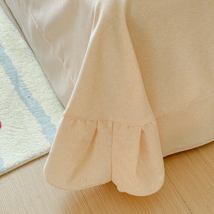 91家纺网 家纺一手货源 找家纺 U品汇 【A类母婴级】加厚全棉纯棉磨毛数码印花四件套生态磨毛100%棉（不是全棉不要钱） 初暖