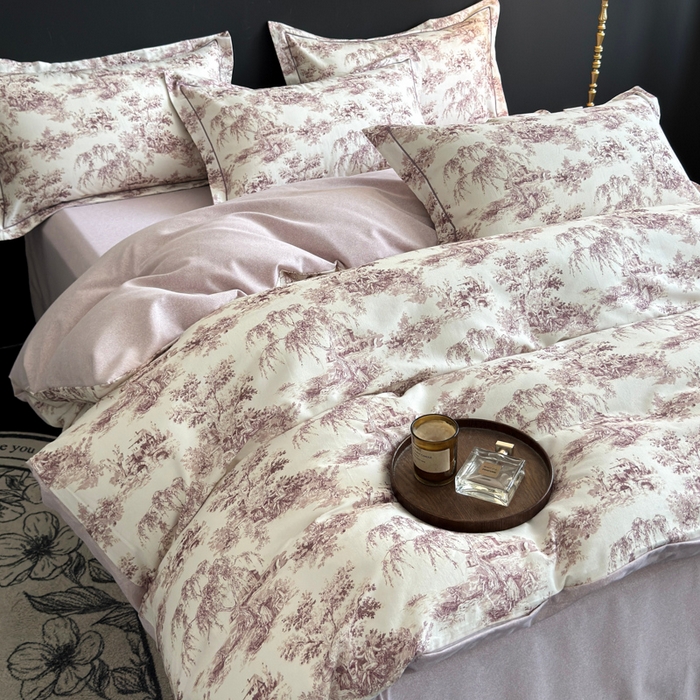 91家纺网 家纺一手货源 找家纺 U品汇 【A类母婴级】加厚全棉纯棉磨毛数码印花四件套生态磨毛100%棉（不是全棉不要钱） 迪卡