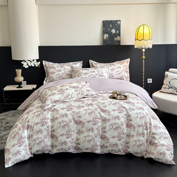 91家纺网 家纺一手货源 找家纺 U品汇 【A类母婴级】加厚全棉纯棉磨毛数码印花四件套生态磨毛100%棉（不是全棉不要钱） 迪卡