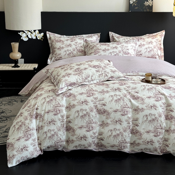 91家纺网 家纺一手货源 找家纺 U品汇 【A类母婴级】加厚全棉纯棉磨毛数码印花四件套生态磨毛100%棉（不是全棉不要钱） 迪卡