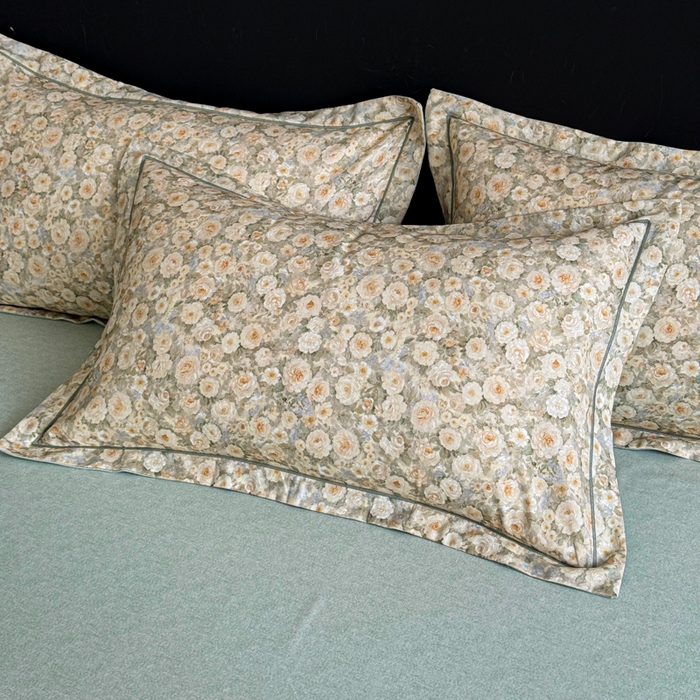 91家纺网 家纺一手货源 找家纺 U品汇 【A类母婴级】加厚全棉纯棉磨毛数码印花四件套生态磨毛100%棉（不是全棉不要钱） 花妍然