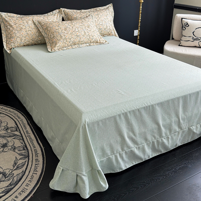 91家纺网 家纺一手货源 找家纺 U品汇 【A类母婴级】加厚全棉纯棉磨毛数码印花四件套生态磨毛100%棉（不是全棉不要钱） 花妍然