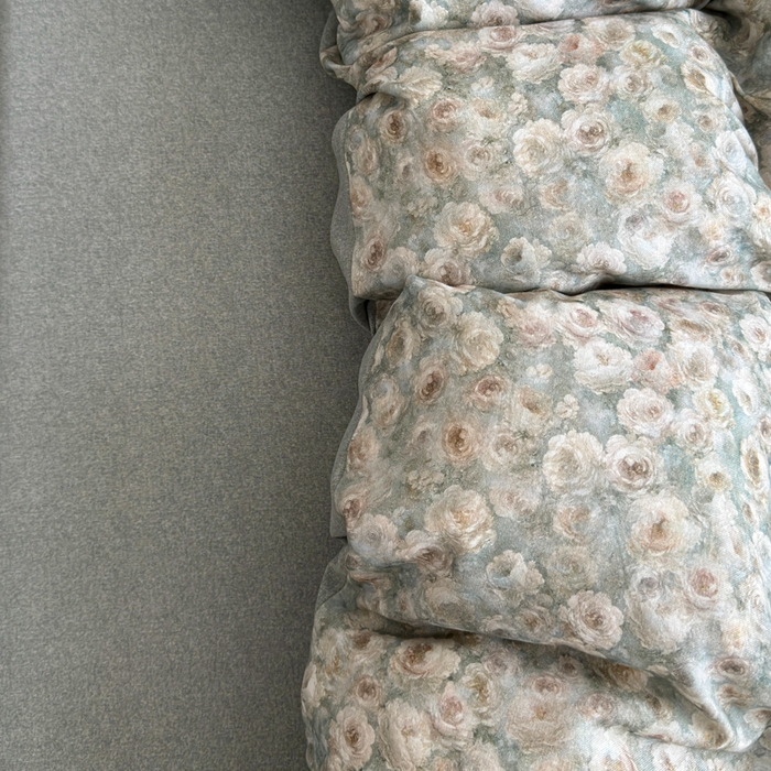 91家纺网 家纺一手货源 找家纺 U品汇 【A类母婴级】加厚全棉纯棉磨毛数码印花四件套生态磨毛100%棉（不是全棉不要钱） 花影绿