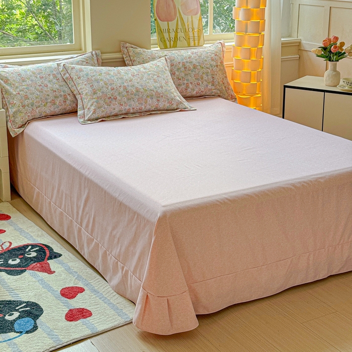 91家纺网 家纺一手货源 找家纺 U品汇 【A类母婴级】加厚全棉纯棉磨毛数码印花四件套生态磨毛100%棉（不是全棉不要钱） 梦冉