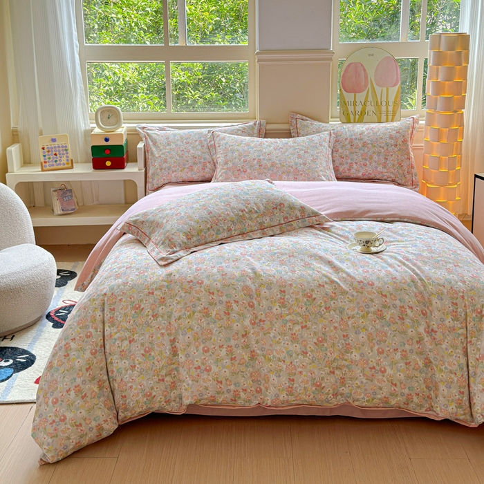 91家纺网 家纺一手货源 找家纺 U品汇 【A类母婴级】加厚全棉纯棉磨毛数码印花四件套生态磨毛100%棉（不是全棉不要钱） 梦冉