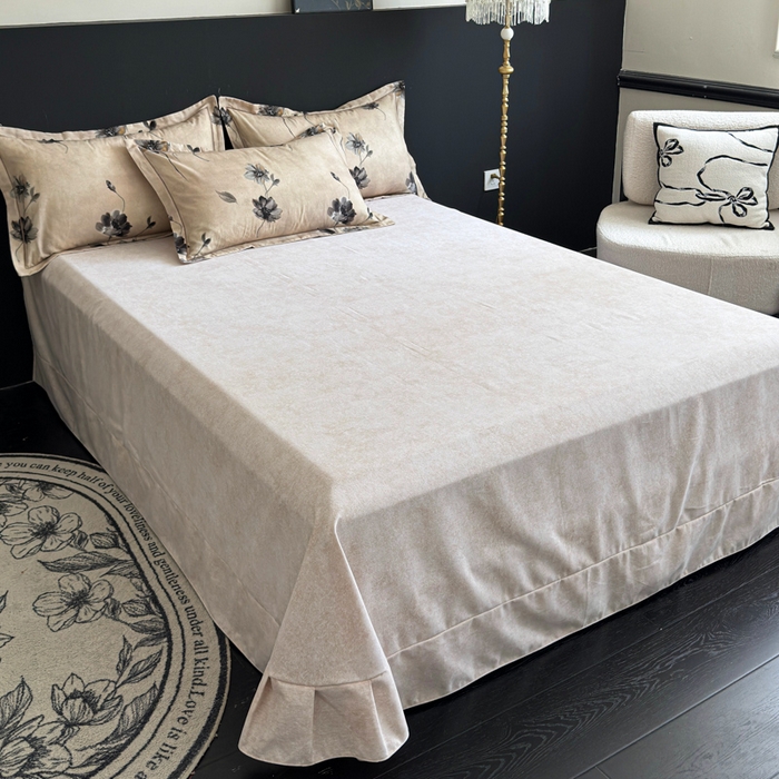 91家纺网 家纺一手货源 找家纺 U品汇 【A类母婴级】加厚全棉纯棉磨毛数码印花四件套生态磨毛100%棉（不是全棉不要钱） 水墨江南