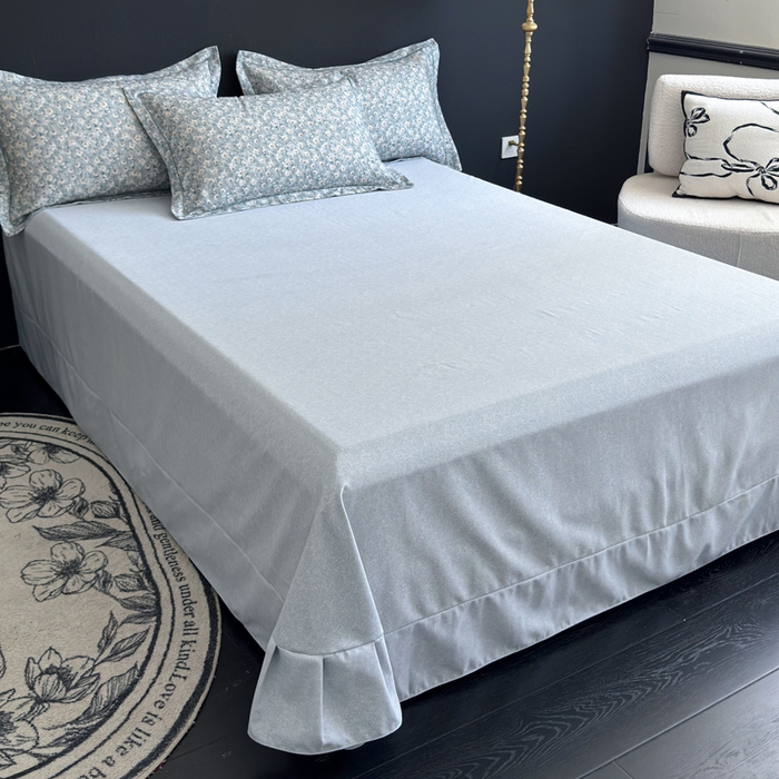 91家纺网 家纺一手货源 找家纺 U品汇 【A类母婴级】加厚全棉纯棉磨毛数码印花四件套生态磨毛100%棉（不是全棉不要钱） 邂逅兰