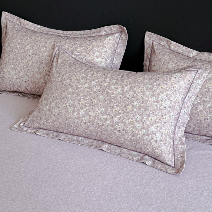 91家纺网 家纺一手货源 找家纺 U品汇 【A类母婴级】加厚全棉纯棉磨毛数码印花四件套生态磨毛100%棉（不是全棉不要钱） 邂逅紫