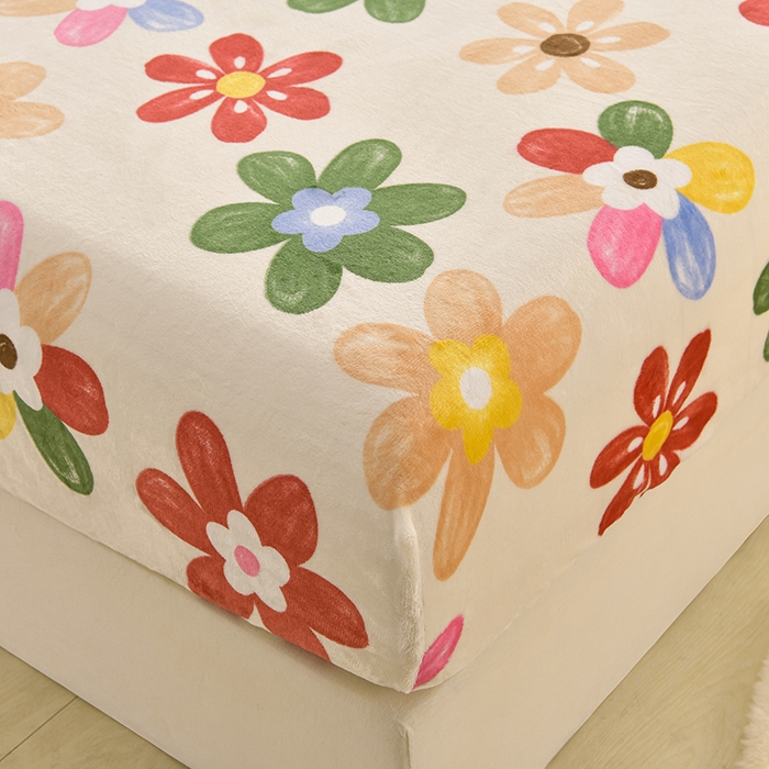 91家纺网 家纺一手货源 找家纺 （总）圣楚家纺 2025新款牛奶绒床笠