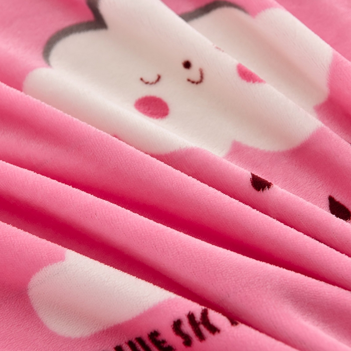 91家纺网 家纺一手货源 找家纺 圣楚家纺 2025新款牛奶绒床笠 甜美约定