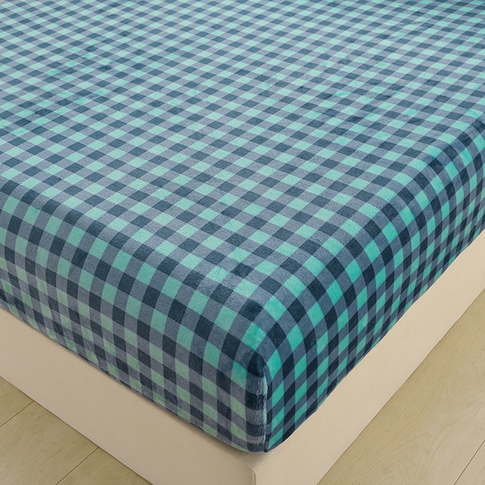 91家纺网 家纺一手货源 找家纺 圣靓家纺 2025新款加厚牛奶绒床笠 海阔天空