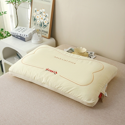 91家纺网 家纺一手货源 找家纺 （总）亦帆枕芯 2025新款学生护颈枕金榜题名学生专用扁平枕头枕芯