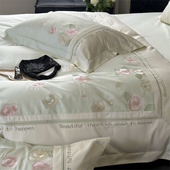 91家纺网 家纺一手货源 找家纺 （总）MIU缪家居 2025新款100支全棉四件套-沁山茶