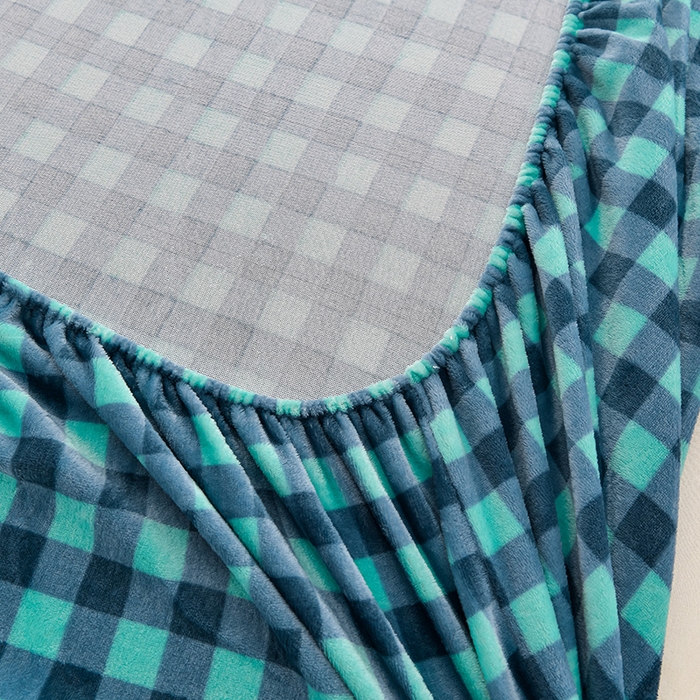 91家纺网 家纺一手货源 找家纺 圣靓家纺 2025新款加厚牛奶绒床笠 海阔天空