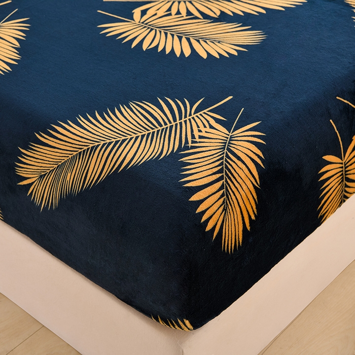 91家纺网 家纺一手货源 找家纺 圣靓家纺 2025新款加厚牛奶绒床笠 青春年华