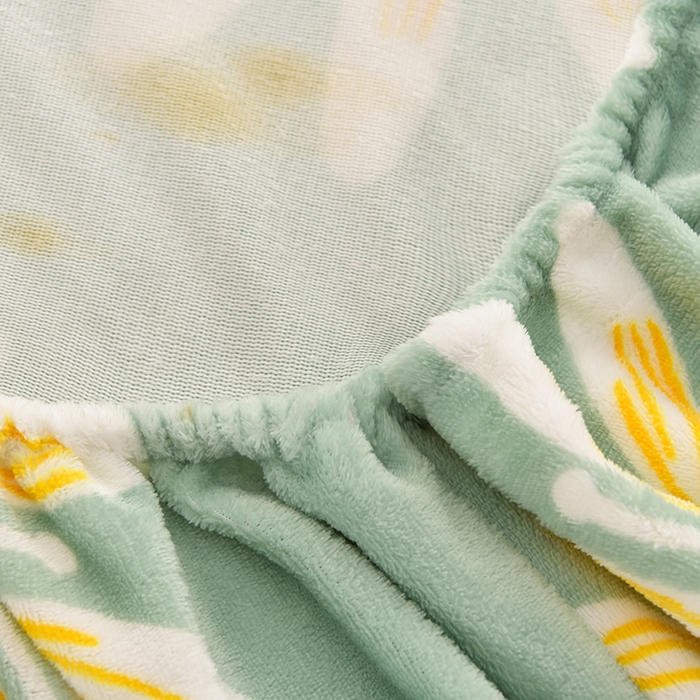 91家纺网 家纺一手货源 找家纺 圣靓家纺 2025新款加厚牛奶绒床笠 冬日暖阳