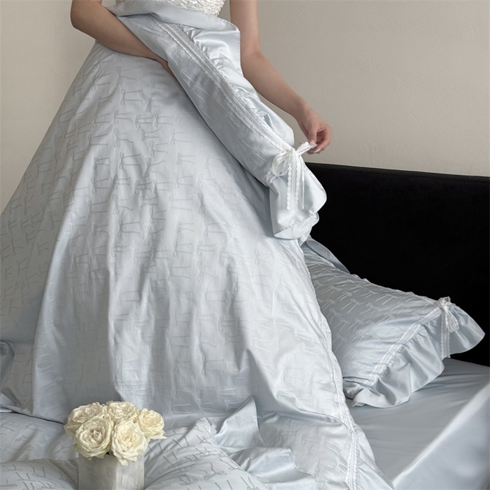 91家纺网 家纺一手货源 找家纺 MIU缪家居 2025新款100支全棉四件套-薇薇安 薇薇安-baby蓝