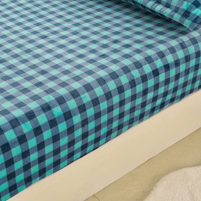 91家纺网 家纺一手货源 找家纺 圣靓家纺 2025新款加厚牛奶绒床笠 海阔天空