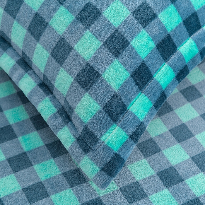 91家纺网 家纺一手货源 找家纺 圣楚家纺 2025新款牛奶绒床笠 海阔天空