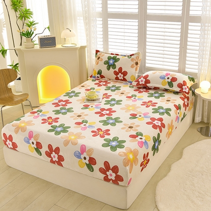 （总）圣靓家纺 2025新款加厚牛奶绒床笠