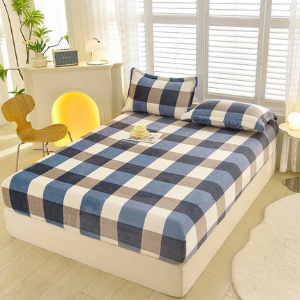 91家纺网 家纺一手货源 找家纺 （总）圣楚家纺 2025新款牛奶绒床笠