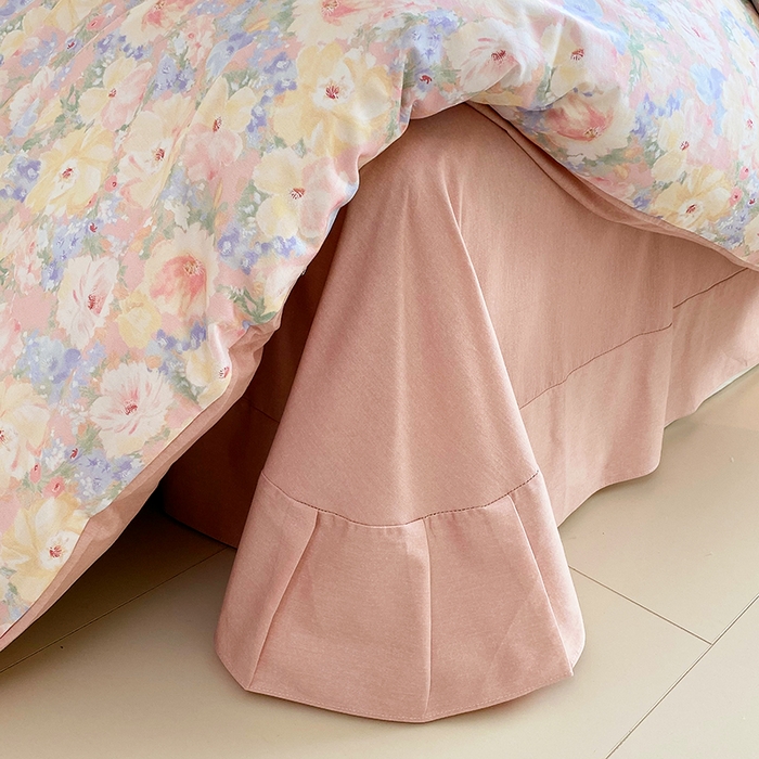 91家纺网 家纺一手货源 找家纺 威布斯 2025新疆棉全棉生态加厚磨毛四件套仙女星尘-粉