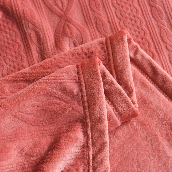 91家纺网 家纺一手货源 找家纺 （总）小牛席业 2025新款7D雕花牛奶绒毛毯