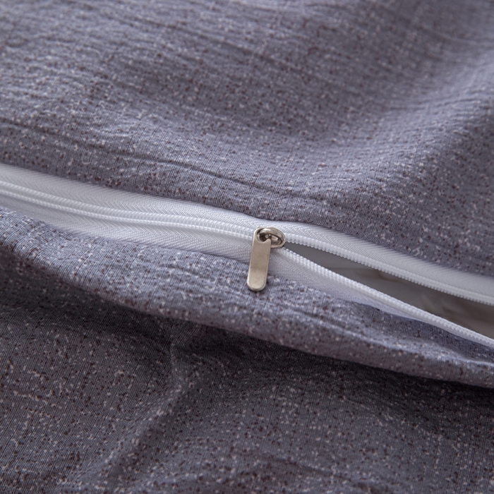 91家纺网 家纺一手货源 找家纺 芯贝儿 2025秋冬新品加厚原麻复古风亚麻皱皱双层纱水洗m四件套 风木槿--紫