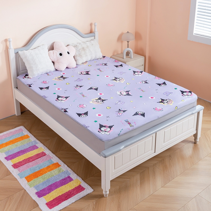 91家纺网 家纺一手货源 找家纺 （总）芙宁娜家纺 2025新款水晶绒隔尿垫防水床单透气整床水洗床垫床笠款