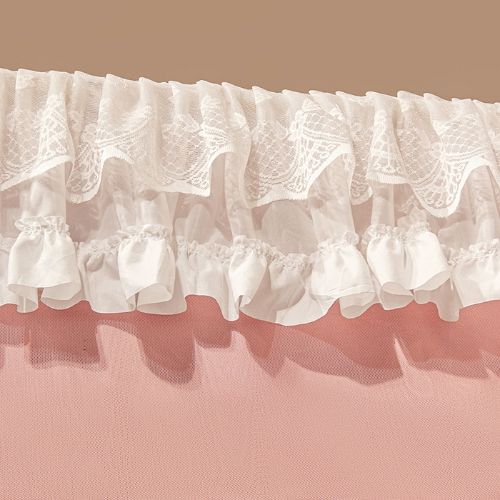 91家纺网 家纺一手货源 找家纺 安金蚊帐2025新款加高加大90*200*130上下铺学生蚊帐100%遮光法式纯色 法式纯色-粉