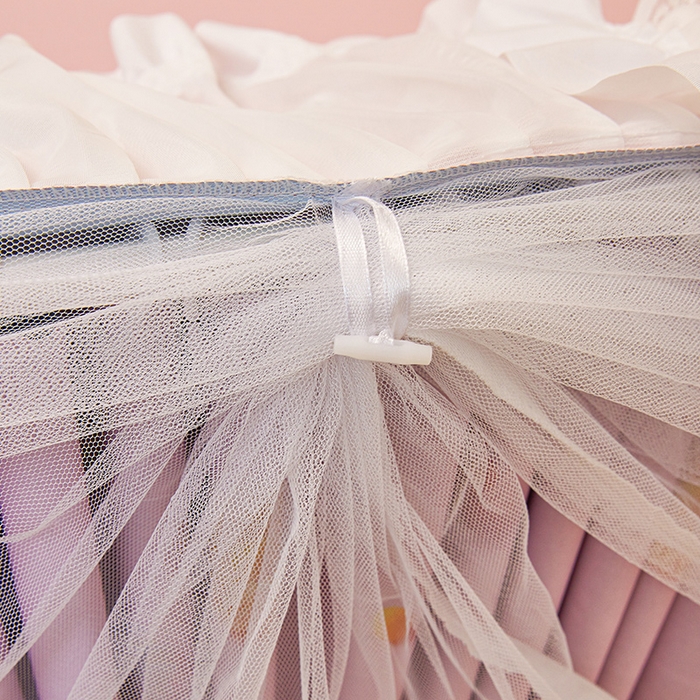 91家纺网 家纺一手货源 找家纺 安金蚊帐2025新款加高加大90*200*130上下铺学生蚊帐100%遮光法式印花 法式印花-粉