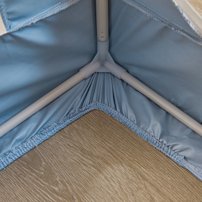 91家纺网 家纺一手货源 找家纺 安金蚊帐2025新款加高加大90*200*130上下铺学生蚊帐100%遮光法式印花 法式印花-蓝