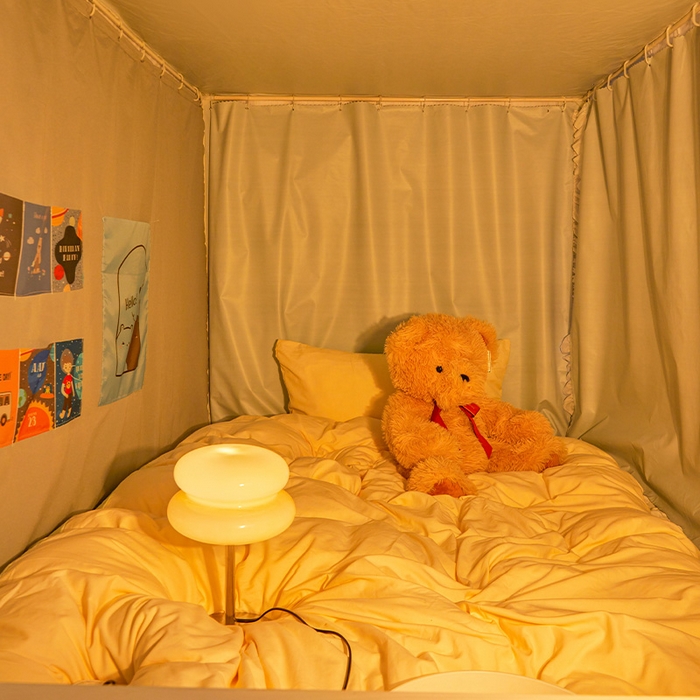 91家纺网 家纺一手货源 找家纺 安金蚊帐2025新款加高加大90*200*130上下铺学生蚊帐99%遮光纯色花边 纯色花边-灰