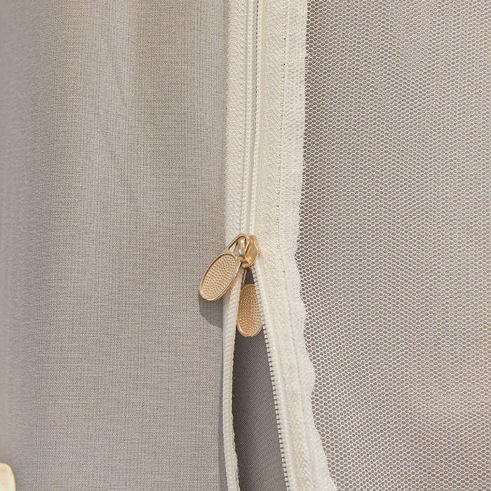 91家纺网 家纺一手货源 找家纺 安金蚊帐2025新款加高加大90*200*130上下铺学生蚊帐99%遮光纯色花边 纯色花边-灰