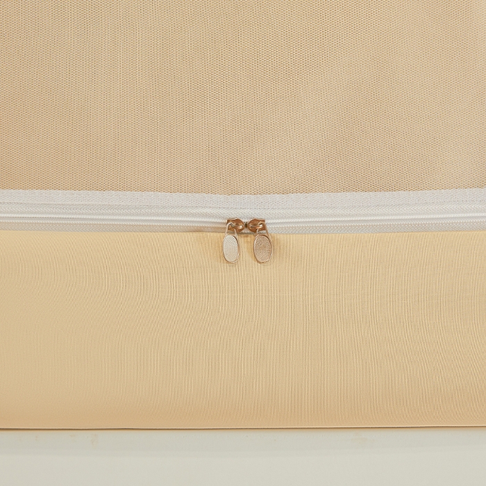 91家纺网 家纺一手货源 找家纺 安金蚊帐2025新款加高加大90*200*130上下铺学生蚊帐99%遮光纯色花边 纯色花边-黄