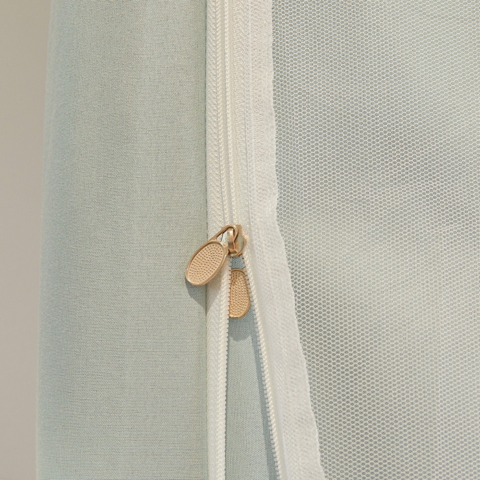 91家纺网 家纺一手货源 找家纺 安金蚊帐2025新款加高加大90*200*130上下铺学生蚊帐99%遮光格子花边 格子花边-绿