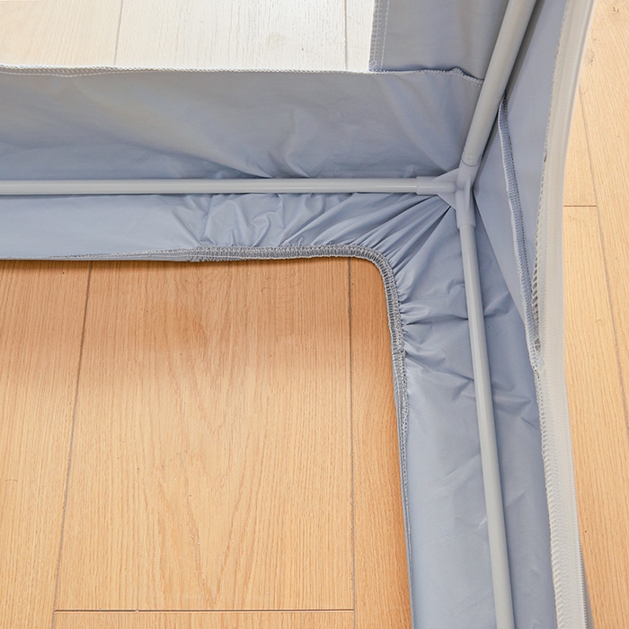 91家纺网 家纺一手货源 找家纺 安金蚊帐2025新款加高加大90*200*130上下铺学生蚊帐99%遮光格子花边 格子花边-灰