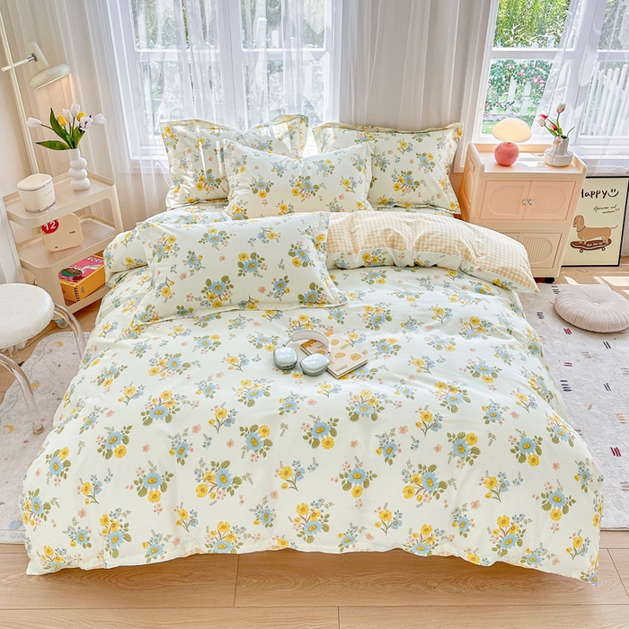 91家纺网 家纺一手货源 找家纺 （总）金盛纺 2025新款全棉印花四件套