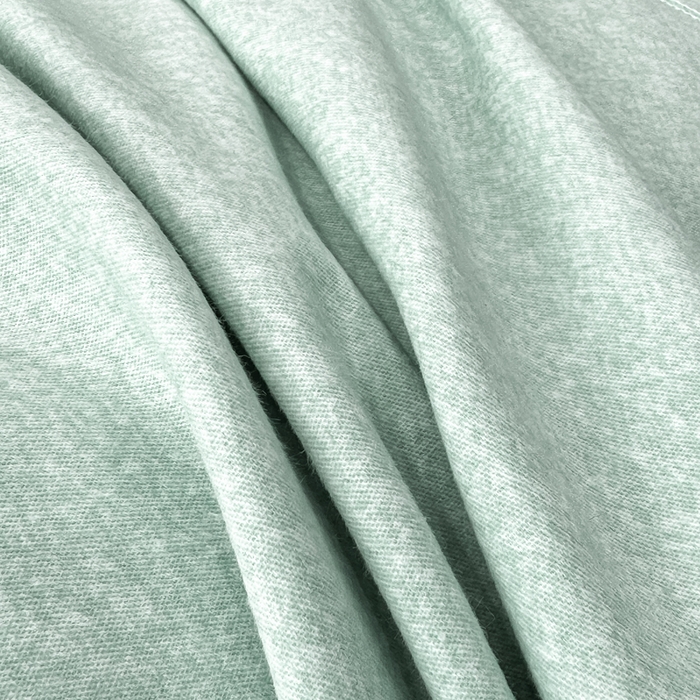 91家纺网 家纺一手货源 找家纺 昊翔家纺 2025新款全棉肌理纹磨毛绣花四件套套件 森沐-青茶绿