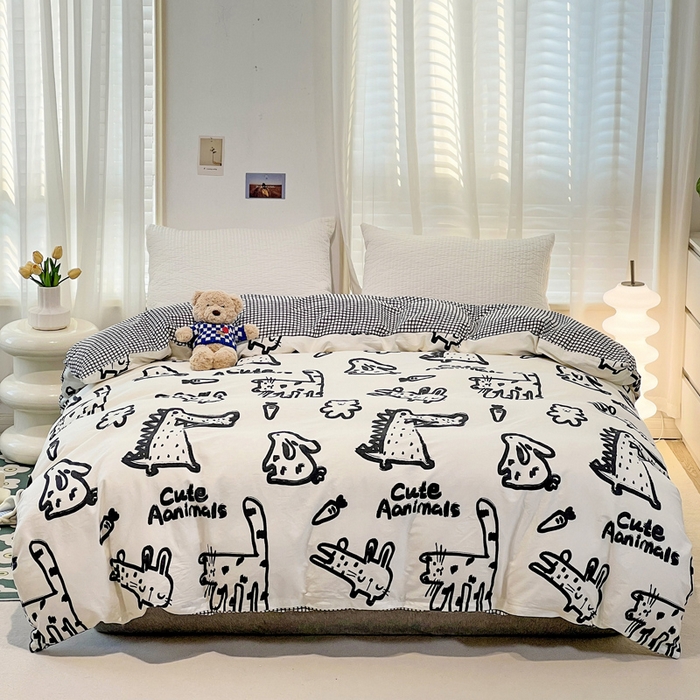 91家纺网 家纺一手货源 找家纺 （总）金盛纺 2025新款13372全棉印花单品被套