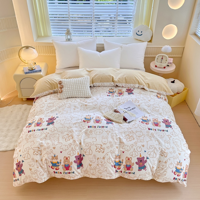 91家纺网 家纺一手货源 找家纺 （总）金盛纺 2025新款13372全棉印花单品被套