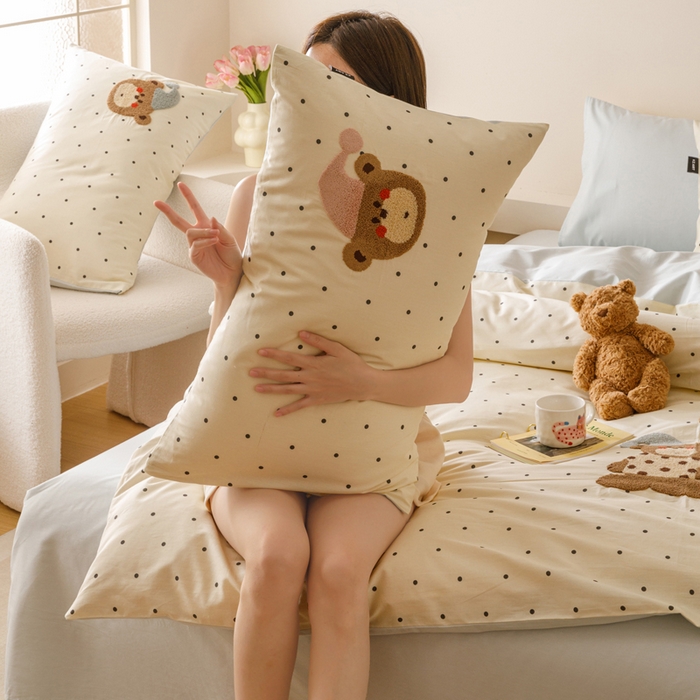 91家纺网 家纺一手货源 找家纺 （总）卡姿家纺 2025秋冬治愈系卡通萌趣系列四件套第二季