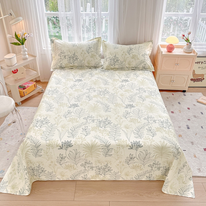 91家纺网 家纺一手货源 找家纺 （总）金盛纺 2025新款13372全棉印花单品床单