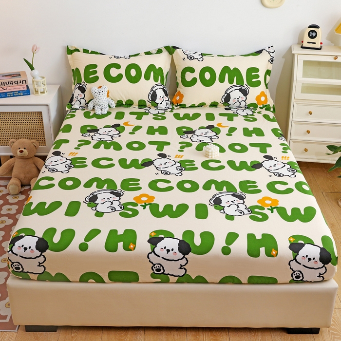 91家纺网 家纺一手货源 找家纺 （总）金盛纺 2025新款13372全棉印花单品床笠