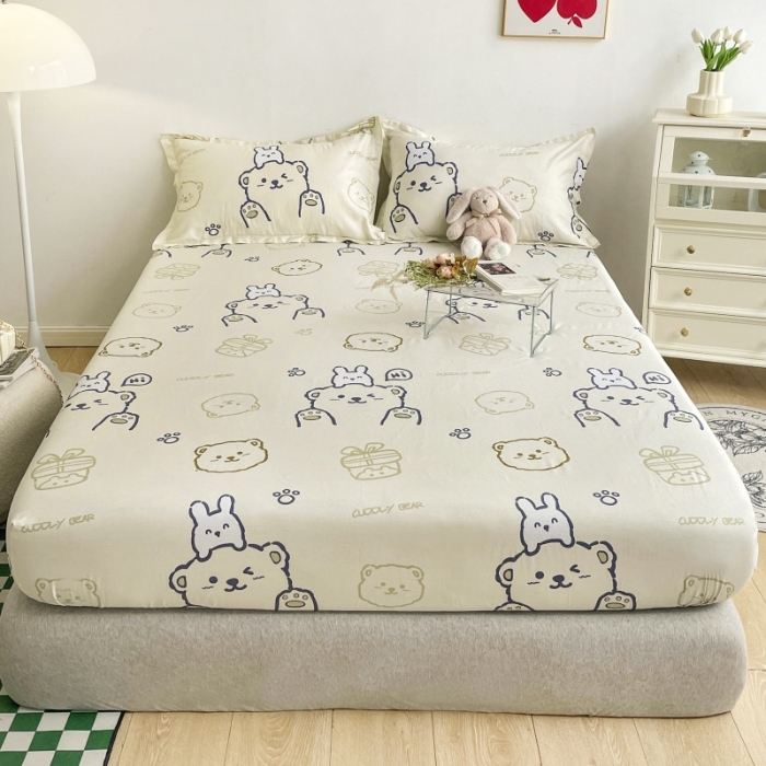 91家纺网 家纺一手货源 找家纺 （总）金盛纺 2025新款13372全棉印花单品床笠