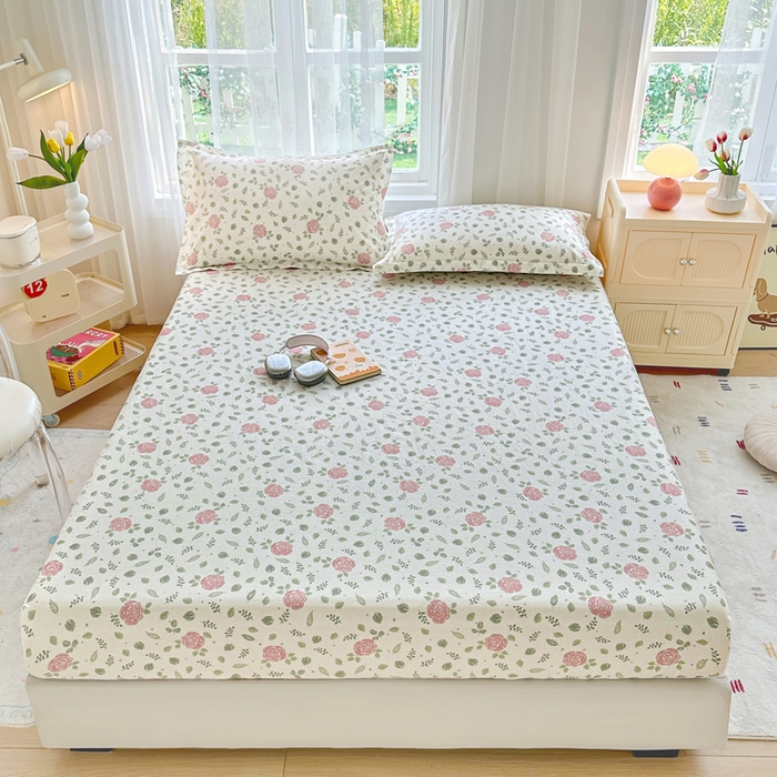 91家纺网 家纺一手货源 找家纺 （总）金盛纺 2025新款13372全棉印花单品床笠