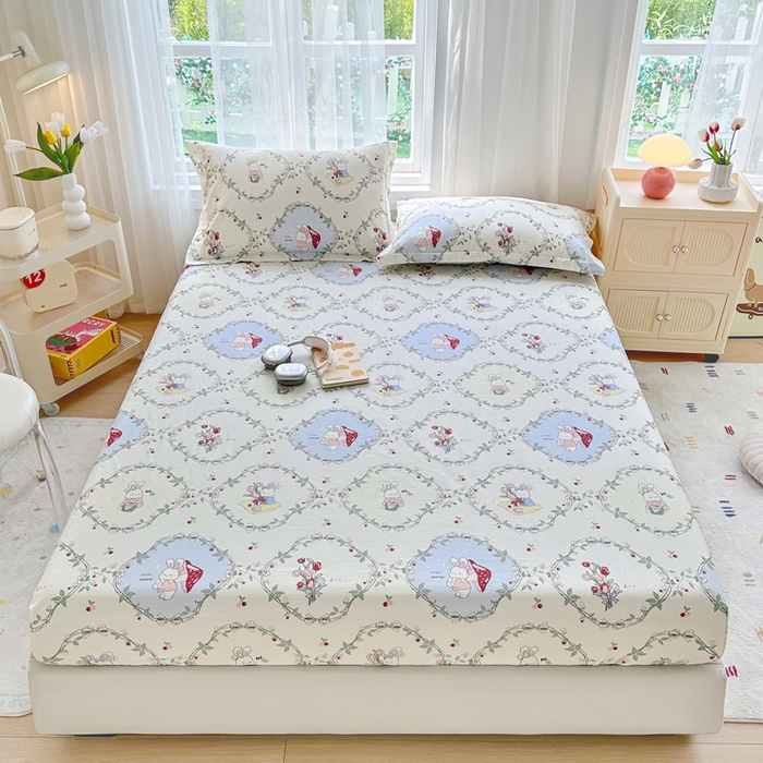 91家纺网 家纺一手货源 找家纺 （总）金盛纺 2025新款13372全棉印花单品床笠