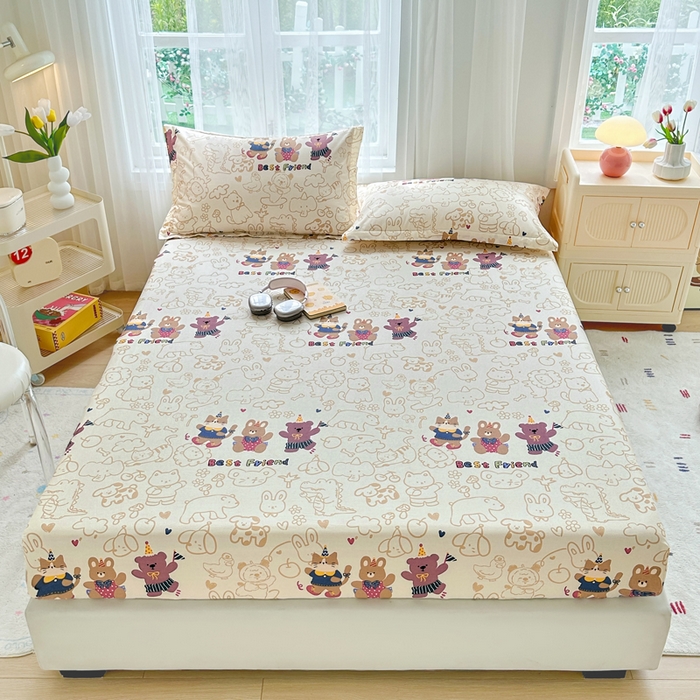 91家纺网 家纺一手货源 找家纺 （总）金盛纺 2025新款13372全棉印花单品床笠