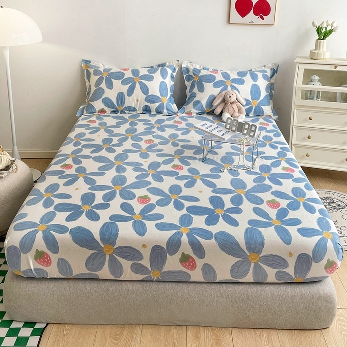 91家纺网 家纺一手货源 找家纺 （总）金盛纺 2025新款13372全棉印花单品床笠